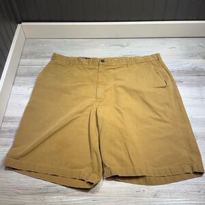 Vintage Polo Ralph Lauren Mens Sz 38 Khaki Brown Cotton Casual Chino Shorts